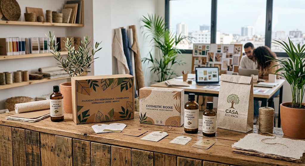 Packaging Écologique Casablanca : Impression Verte | Impressa